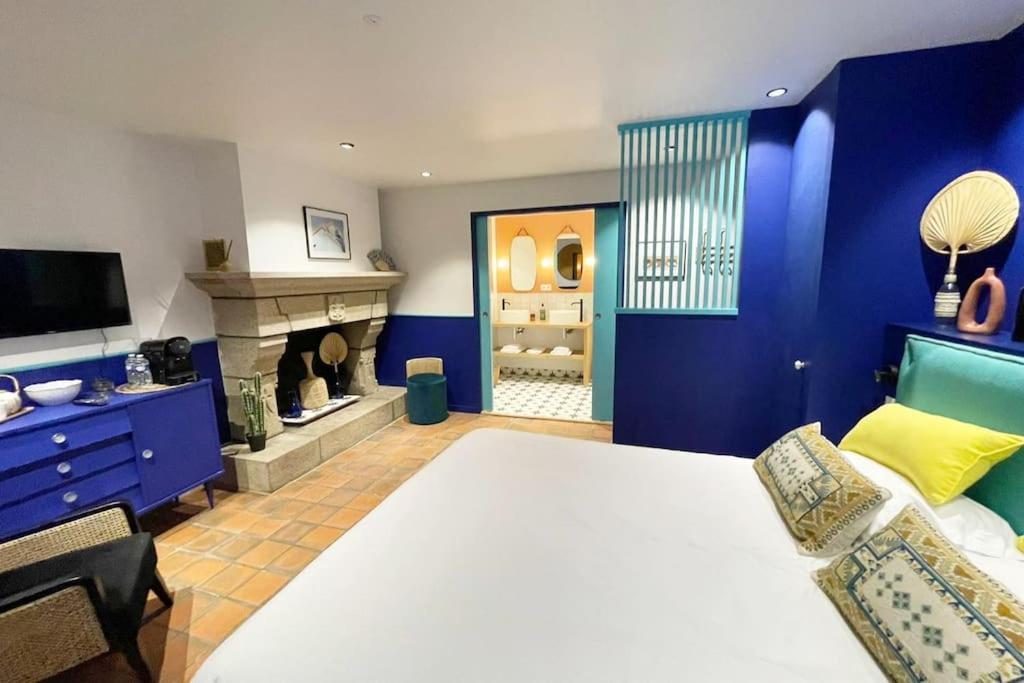 Chambre Majorelle - Rdc - Plage 50M - Rue Gratuite แซ็งต์มาโล ภายนอก รูปภาพ
